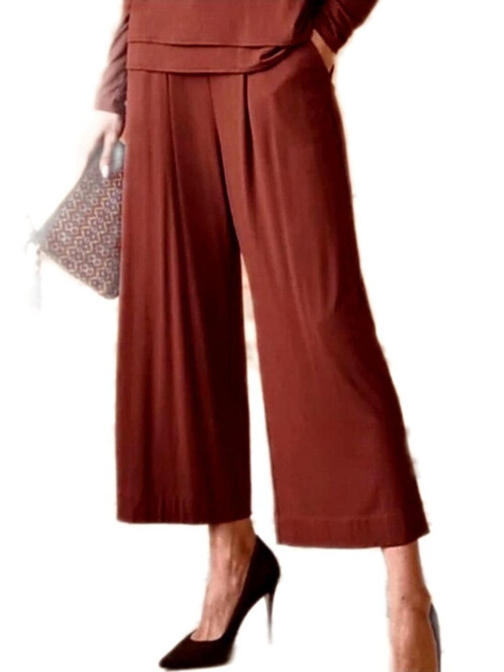 Peruvian Connection Women’s Pants Twyla Wide Leg Pants Brown Size Medium